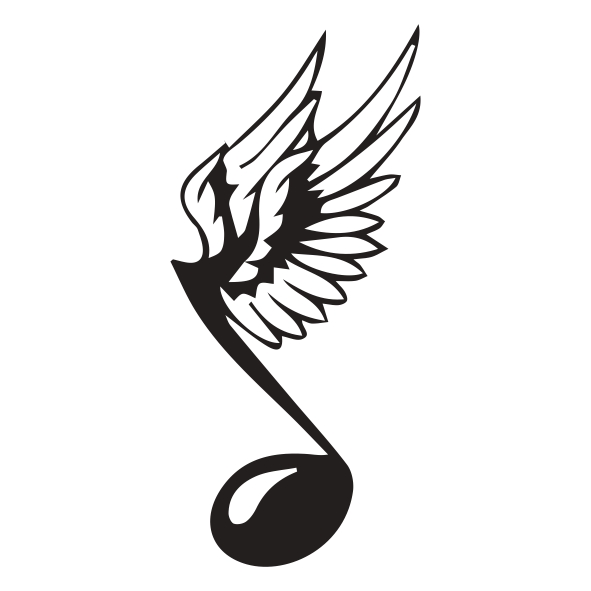 Wing Note Note wing - TATTOOWING